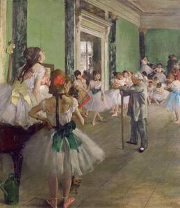 Riproduzione The Dancing Class c 1873-76, Degas, Edgar