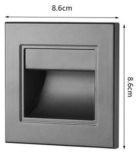 Brilagi - Lampada LED per scale STEP LIGHT LED/1,5W/230V IP44 antracite