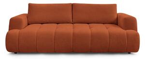 Divano color mattone allungabile e con contenitore 251 cm Fuji – Bobochic Paris