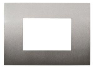 Placca 3 moduli 503 in plastica bronzo compatibile anche con Vimar Arké