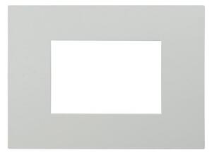 Placca 3 moduli 503 in plastica sabbia compatibile anche con Vimar Arké