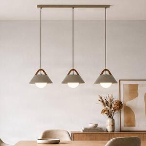 Lampada a sospensione Funda Luminex, dimmerabile, Crema / Ambra, Soggiorno / Sala da pranzo, Metallo, Scandinavo, Lampada a sospensione