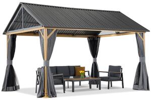 Casetta da giardino in metallo Teramo Premium 3x4 Garden Point