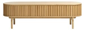 Tavolo TV in rovere di colore naturale 160x48 cm Carno - Unique Furniture