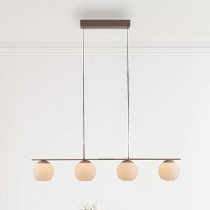 JUST LIGHT. GmbH Lampada a sospensione Nami, dimmerabile, Marrone / Ruggine, Soggiorno / Sala da pranzo, Metallo, Lampada a sospensione