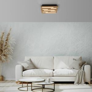 JUST LIGHT. GmbH Plafoniera soffitto Akustik, Legno chiaro, Soggiorno / Sala da pranzo, Metallo, Moderno, Plafoniera