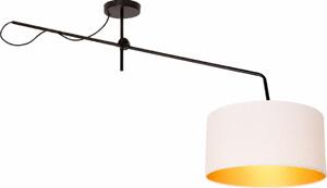Plafoniera LED regolabile VENICE 1xE27/60W/230V bianco/oro