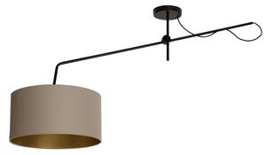 Lampadario a plafone regolabile LED VENICE 1xE27/60W/230V beige/oro