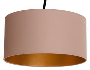 Lampadario a plafone regolabile LED VENICE 1xE27/60W/230V beige/oro