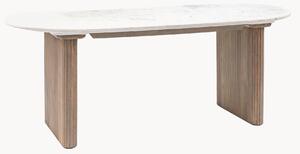 Tavolo ovale Marmo, 200 x 90 cm