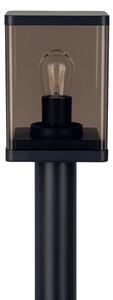 Lampada da esterno 1xE27/60W/230V IP44 nera/marrone fumé