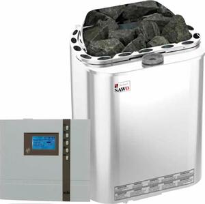 Set Stufe Per Saune Sawo Scandia Combi 8,0 kW Set con EOS ECON