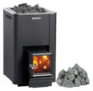 Set per sauna con stufa a legna Harvia 20 Pro SL e pietre