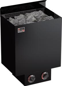 Stufe per sauna Sawo Nordex 6,0 kW, nero | con comando integrato | NRN-60NB-BL-Z-C