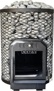 Accogliente stufa per sauna a legna 18 O TW con 2° bimschv per cabine sauna da 9 m³ - 18 m³