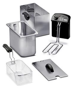 PRINCESS Friggitrice Elettrica Capacit 3 Litri Potenza 2000 Watt Temperatura Max 190 C Termostato colore Inox - 182626