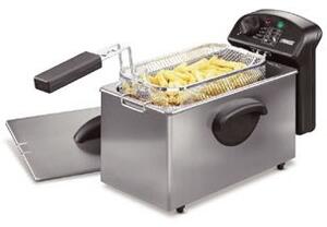 PRINCESS Friggitrice Elettrica Capacit 3 Litri Potenza 2000 Watt Temperatura Max 190 C Termostato colore Inox - 182626