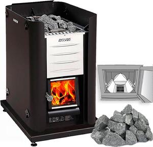 Stufa a legna Harvia 20 Pro, protezione, pietre