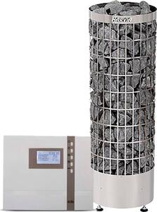 Set stufe per sauna Harvia Cilindro PC90E 9 kW con EOS ECON D2