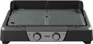 PRINCESS Griglia Elettrica Potenza 2000 Watt con Piastre Antiaderenti e Termostato Regolabile colore Nero - 01.112254.01.001