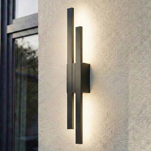 Applique da esterni a LED Sakari Lindby, Nero, Alluminio, Moderno, Applique LED da esterni