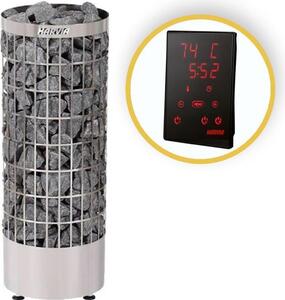 Stufa elettrica Harvia Cilindro PC70E Chrome + Harvia Xenio CX170