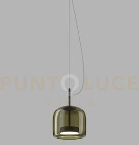 Jube sospensione led 13w 2000lm 3000k dimmerabile 1p verde antico 