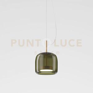 Jube sospensione led 13w 2000lm 3000k dimmerabile 1p verde antico 