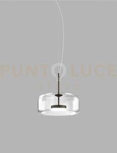 Jube sospensione led 13w 2000lm 3000k dimmerabile 1g cristallo tra