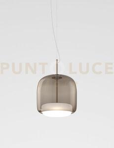 Jube sospensione p fume' bianco oro satinato 2 l2202 1 led 13w 200