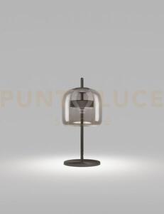 Jube lampada da tavolo s fume' trasparente nero opaco 2 l2416 1 le