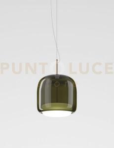 Jube sospensione p verde antico bianco oro satinato 2 l2202 1 led 