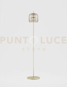 Jube lampada da terra p fume' trasparente oro satinato 2 l3415 1 l