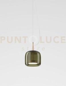 Jube sospensione 1p verde antico trasparente oro satinato 2 l2202 