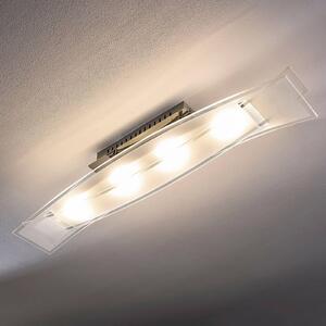 Lindby Elina - lampada LED da soffitto in vetro