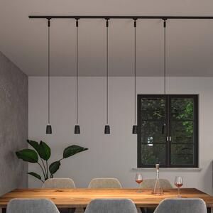 Paulmann URail - Copri lampada a sospensione, nero opaco, GU10 Cover, dimmerabile, Nero, Soggiorno / Sala da pranzo, Plastica, Moderno