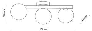 Plafoniera ELYON 3xG9/40W/230V, pino