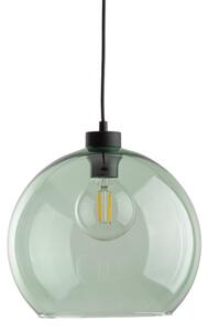 Lampada a sospensione su cavo CUBUS 1xE27/15W/230V nero/verde fumé