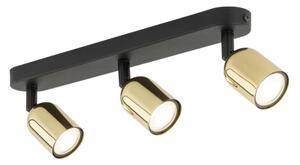LED Faretto TOP 3xGU10/10W/230V nero/oro