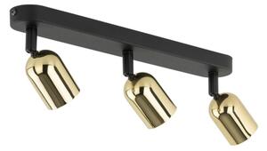 LED Faretto TOP 3xGU10/10W/230V nero/oro
