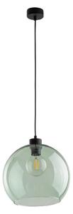 Lampada a sospensione su cavo CUBUS 1xE27/15W/230V nero/verde fumé