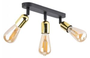 Faretto TOP 3xE27/15W/230V nero/oro