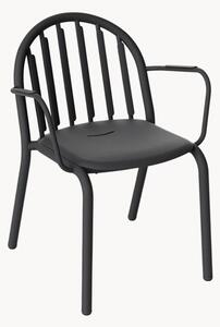 Sedia da giardino con braccioli impilabile Fred's