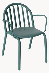 Sedia da giardino con braccioli impilabile Fred's