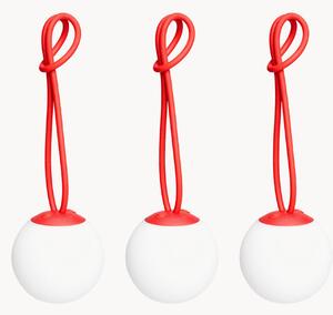 Set di 3 lampade a sospensione portatili a LED da esterno con luce regolabile Bolleke Mini