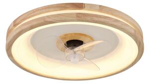 Globo 03650 - Plafoniera LED con ventilatore GATIAN LED/30W/230V marrone + +TC