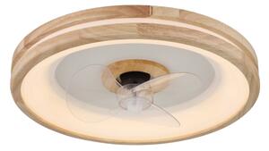 Globo 03650 - Plafoniera LED con ventilatore GATIAN LED/30W/230V marrone + +TC