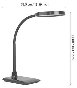 Eglo 902175 - Lampada da tavolo dimmerabile a LED LAURO LED/5,5W/230V 2700/4000/6500K nera