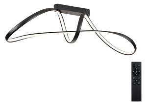 Brilagi-LED Plafoniera dimmerabile TWISTER LED/60W/230V 3000-6000K nero + telecomando