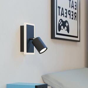 Eglo 901634 - Faretto da parete LED RIMBOCCHI LED/7W/230V nero